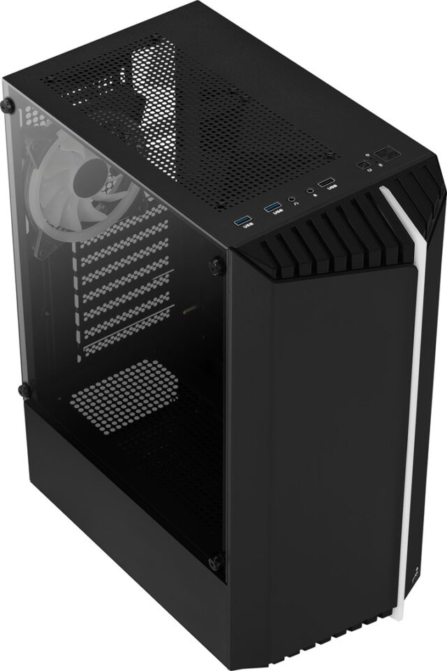 Computer case Aerocool Bionic Midi Tower Black - imagine 7