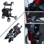 Aluminium four-wheel walker AT51006 - imagine 2