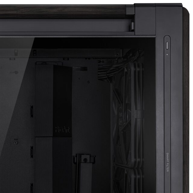 ASUS ProArt PA602 Wood Edition Midi Tower Black - imagine 15