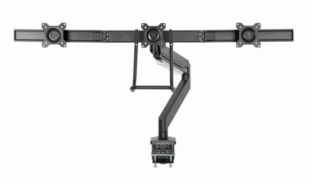 Gembird MA-DA3-03 monitor mount / stand 68.6 cm (27 ) Desk Black - imagine 19