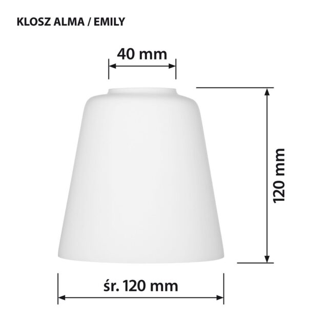 Wall lamp Activejet AJE-ALMA 1P E27 1x40W - imagine 5