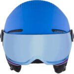 WINTER HELMET ALPINA ZUPO VISOR Q-LITE BLUE MATT 54-58 - imagine 3