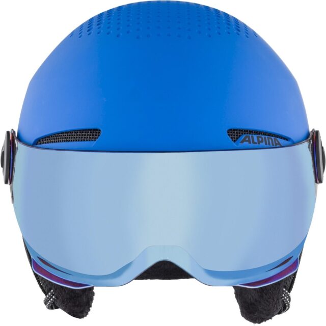 WINTER HELMET ALPINA ZUPO VISOR Q-LITE BLUE MATT 54-58 - imagine 3