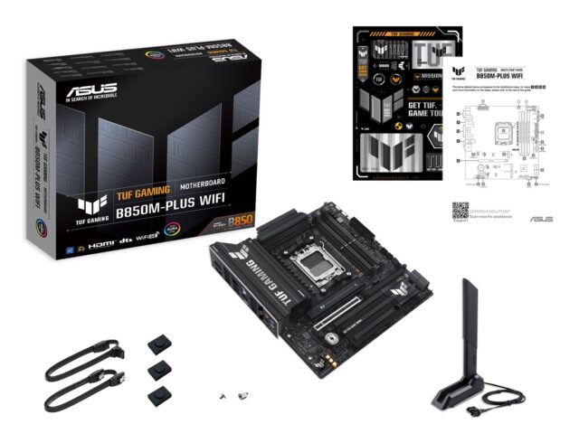 ASUS TUF GAMING B850M-PLUS WIFI AMD B850 Socket AM5 micro ATX - imagine 12