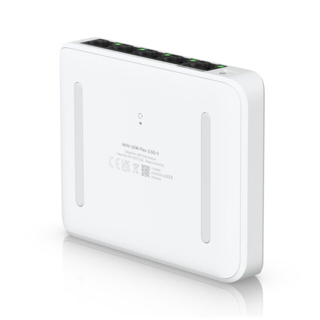 Ubiquiti UniFi Flex Mini 2.5G Managed 2.5G Ethernet (100/1000/2500) Power over Ethernet (PoE) Desktop White - imagine 4