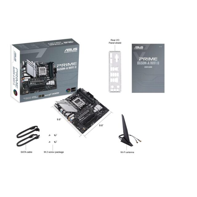 ASUS PRIME B650M-A WIFI II AMD B650 Socket AM5 micro ATX - imagine 7