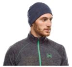 BUFF MERINO MIDWEIGHT BEANIE  MELANGE NIGHT BLUE - imagine 2