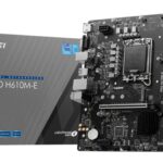 MSI PRO H610M-E motherboard Intel H610 LGA 1700 micro ATX