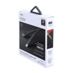 UNIQ MFI Flex Cable USB-C-Lightning 18W nylon charcoal grey - imagine 5