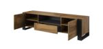 Cama TV stand WOOD wotan/antracite - imagine 3