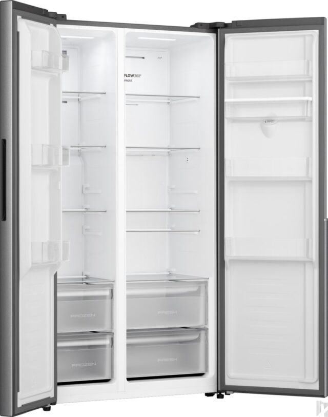 Gorenje NRS917E41XWD side-by-side refrigerator Freestanding 541 L E Stainless steel - imagine 2