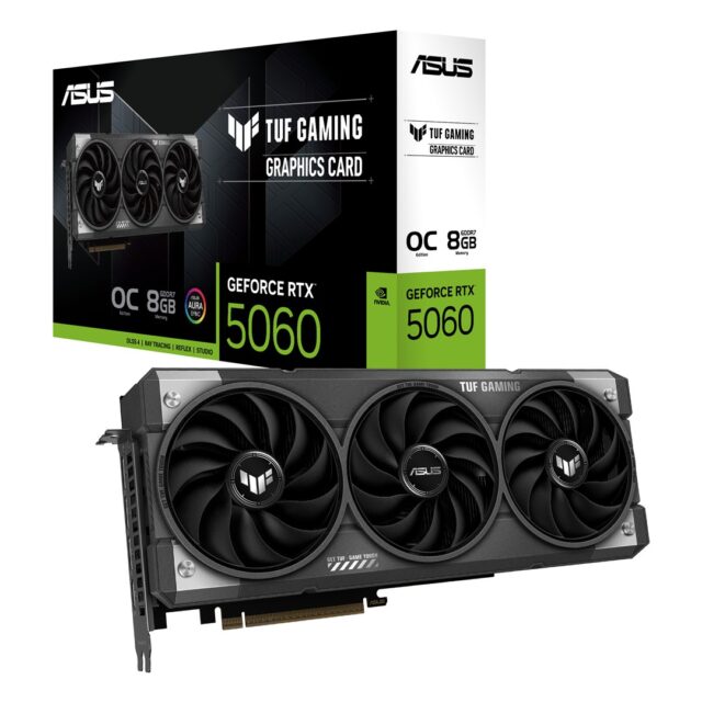 ASUS TUF Gaming TUF-RTX5060-O8G-GAMING NVIDIA GeForce RTX 5060 8 GB GDDR7 - imagine 2