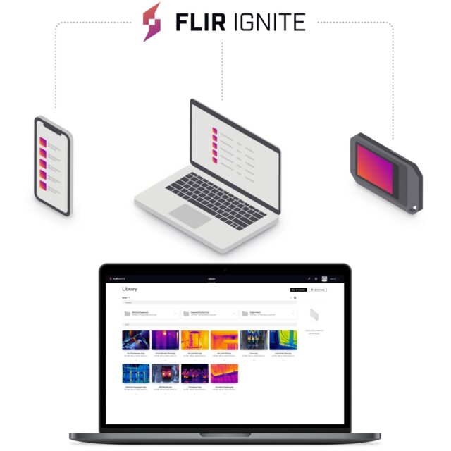 FLIR C3-X? thermal imaging camera Black 1800 mAh Vanadium Oxide Uncooled Focal Plane Arrays Built-in display 128 x 96 pixels LCD 640 x 480 pixels - imagine 7