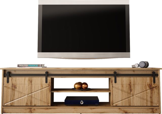 RTV GRANERO cabinet 200x56.7x35 oak wotan - imagine 3