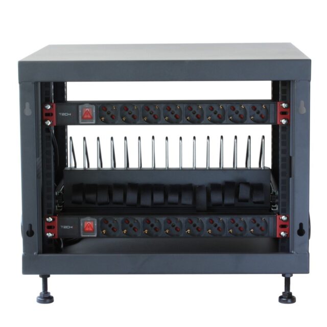 TECHLY STACJA ŁADUJĄCA URZĄDZENIA MOBILNE 14 SLOTÓ - imagine 8