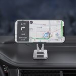 AWEI magnetic car holder X19 for cockpit silver-black - imagine 5