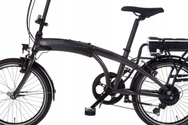 Snapp City-E Graphite folding electric bicycle - imagine 11