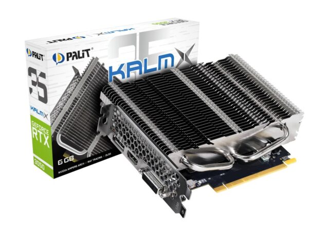 Palit GeForce RTX 3050 KalmX NVIDIA 6 GB GDDR6 - imagine 4