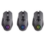 MOUSE DEFENDER GM-514 GLORY OPTIC RF RGB 3200dpi 7P BLACK - imagine 3