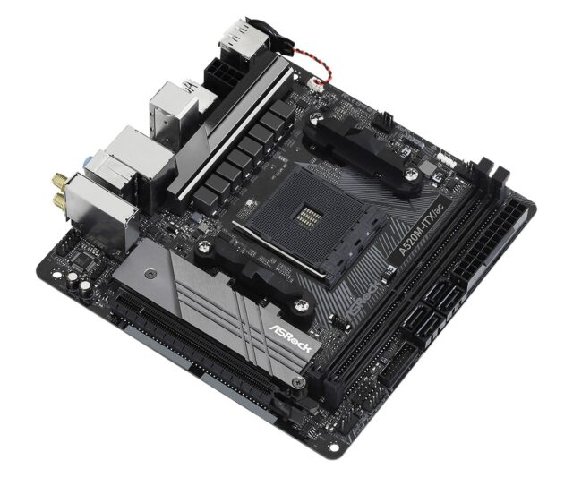 Asrock A520M-ITX/ac Socket AM4 micro ATX - imagine 3