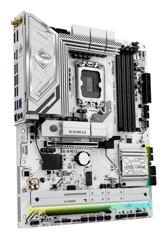 Asrock B860 Steel Legend WiFi Intel B860 LGA 1851 (Socket V1) ATX - imagine 4