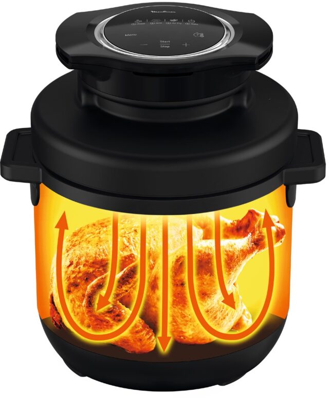 Tefal Turbo Cuisine & Fry CY7788 7.6 L Black 1200 W - imagine 6