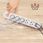 MACLEAN POWER STRIP  5 SOCKET EXTENSION MCE395 W - imagine 8