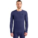 Odlo BL TOP crew neck l/s ACTIVE WARM long-sleeved thermal underwear  size M  blue