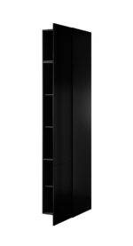 Wardrobe PAFOS 1D BASE 45x55 5x45 Black matt - imagine 5