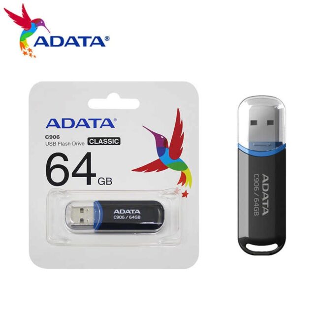 ADATA C906 USB flash drive 64 GB USB Type-A 2.0 Black - imagine 3