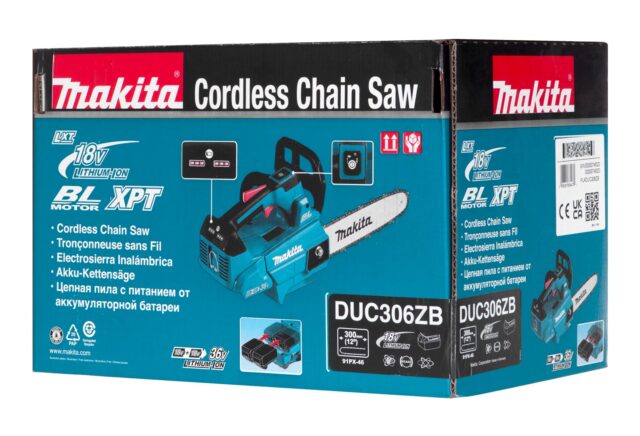 Makita DUC306ZB chainsaw Black  Blue - imagine 12