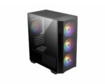 MSI MAG FORGE M100R computer case Micro Tower Black  Transparent - imagine 2