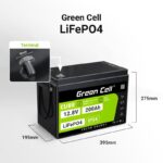Green Cell LFPGC12V200AH UPS battery Lithium Iron Phosphate (LiFePO4) 12.8 V 200 Ah - imagine 7