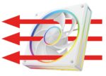 MODECOM VOLCANO LOOP 120 ARGB Reverse Fan White - imagine 3