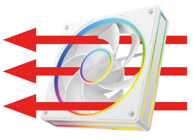 MODECOM VOLCANO LOOP 120 ARGB Reverse Fan White - imagine 3