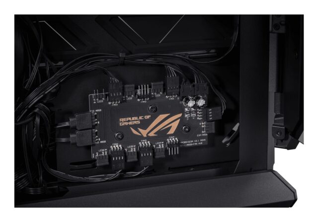 ASUS ROG Hyperion GR701 BTF Edition Tower Black  Transparent - imagine 10