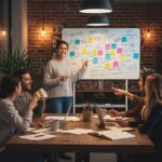 Ergo Office mobile dry erase board  horizontal orientation  white  single sided  with shelf  board dimensions 1190x790mm  ER-306 - imagine 6