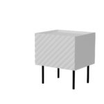 Cama LUCCA bedside cabinet  2 pcs  47x40x52  white