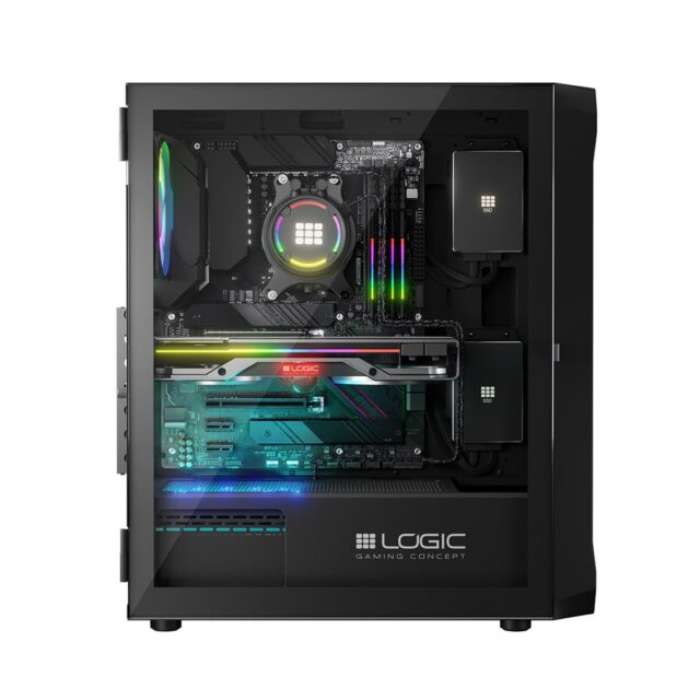 Logic PORTOS ARGB MINIDI USB 3.0 Case Black - imagine 9
