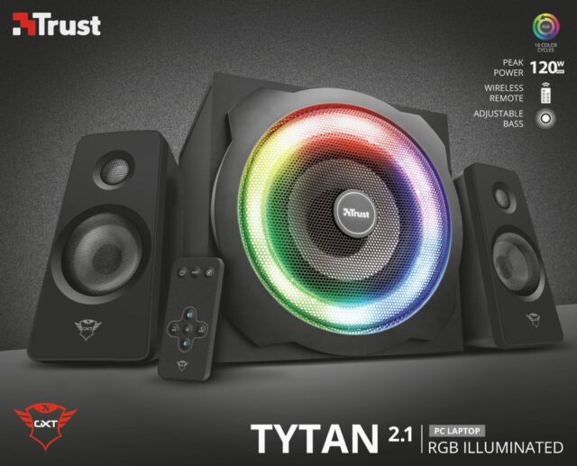 Trust GXT 629 Tytan speaker set 2.1 channels 60 W Black - imagine 8