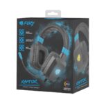 FURY NFU-1584 headphones/headset Wired Head-band Gaming Black  Blue