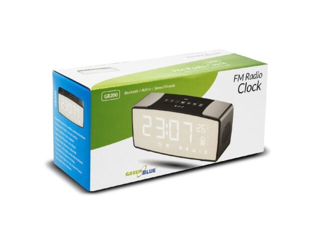 Greenblue 62917 Clock Digital Black  Grey - imagine 3