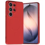 Case Mercury Semi-Silicone MagSafe for Samsung Galaxy S26 Ultra red