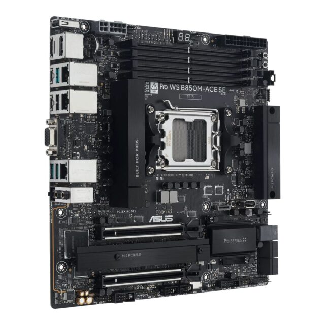 Asus PRO WS B850M-ACE SE AM5 AMD motherboard - imagine 3