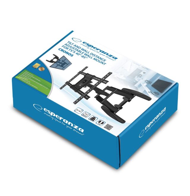 Esperanza ERW021 CRONOS 2.16 m (85 ) TV mount Black - imagine 8