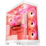 Modecom Volcano SPACE APEX ARGB MIDI Midi Tower White - imagine 3