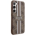 Guess GUHCS23MP4RPSW S23+ S916 brown hardcase 4G Printed Stripe - imagine 4