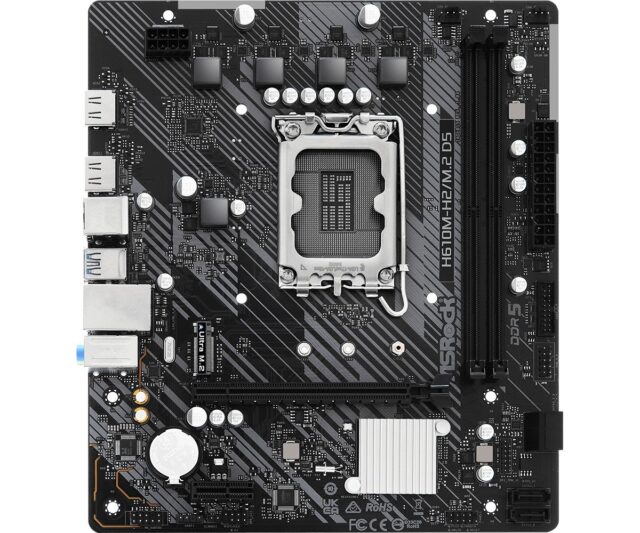 ASRock H610M-H2/M.2 D5 motherboard - imagine 2