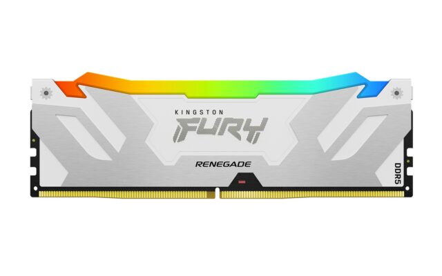 Kingston Technology FURY 32GB 6000MT/s DDR5 CL32 DIMM (Kit of 2) Renegade RGB White XMP - imagine 3