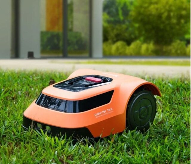 EZVIZ RM600 orange robotic lawn mower - imagine 16